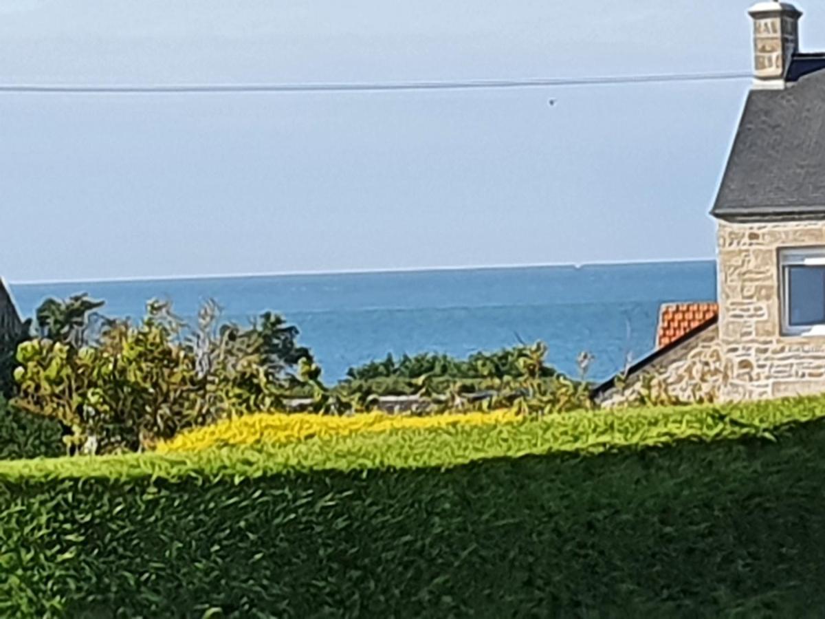 Chambre indépendante avec vue sur la mer Gatteville-le-Phare Exterior foto