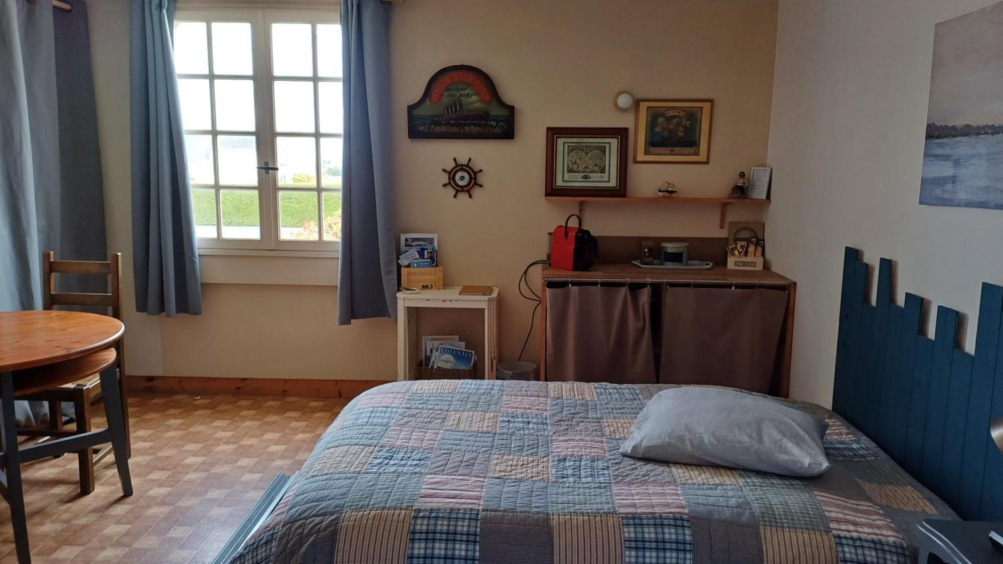 Chambre indépendante avec vue sur la mer Gatteville-le-Phare Exterior foto